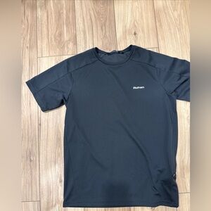 Rohan Core Short Sleeve T-Shirt Men Medium Black Silver Tech Odor Control